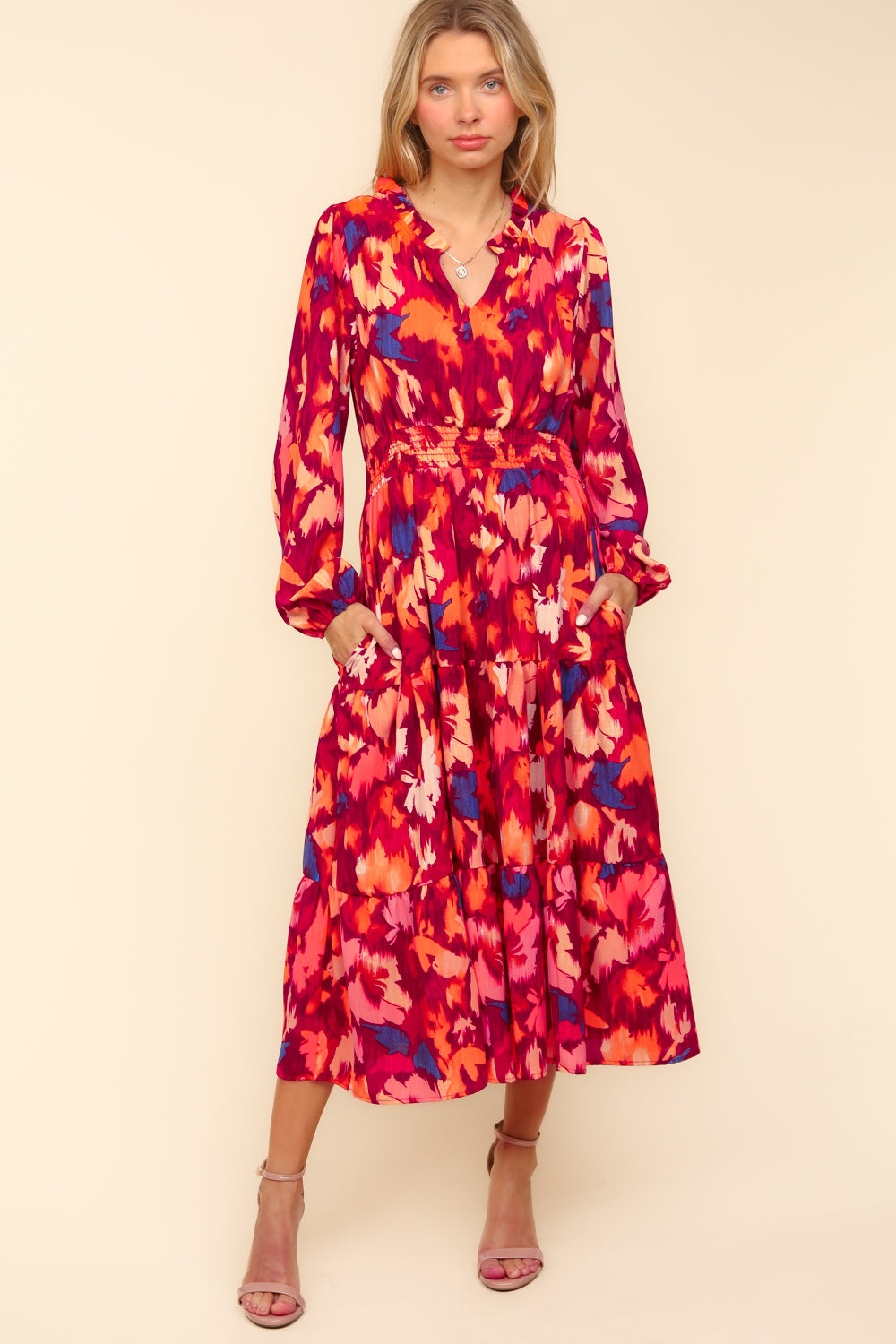 Fit & Flare Floral Dress